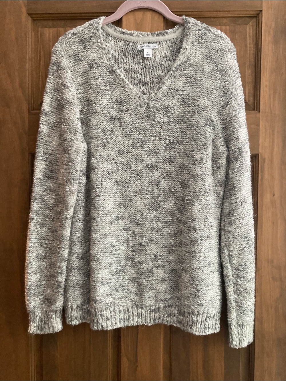 Croft&Barrow Shades of Gray Sweater Large